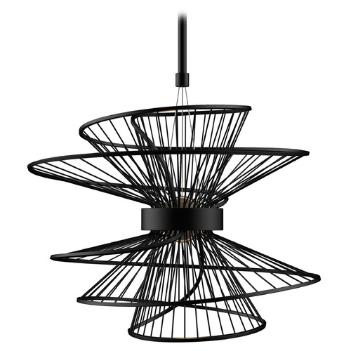 Maxim Lighting Zeta Black LED Pendant Light