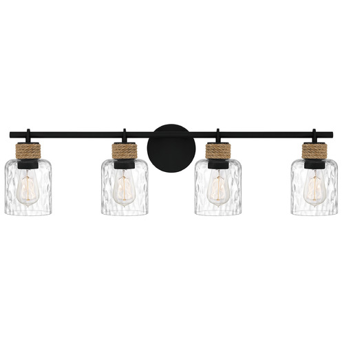 Quoizel Lighting Baltic Matte Black Bathroom Light by Quoizel Lighting BTC8634MBK