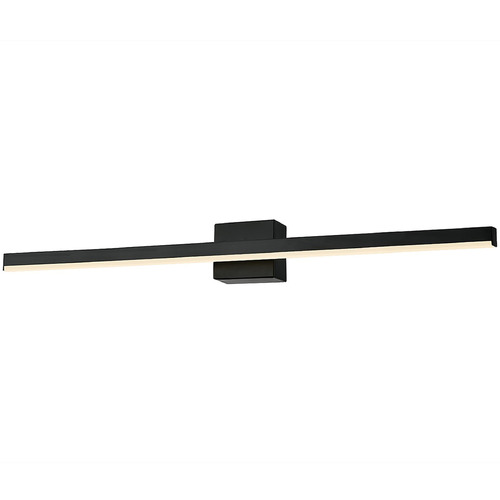 Justice Design Lineari ADA 24 Inch LED Wall Bath Light Black