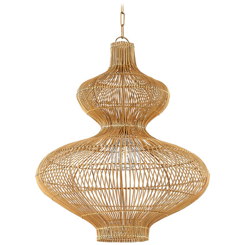 Troy Lighting Troy Lighting Irvine Patina Brass LED Pendant Light F3828-PBR