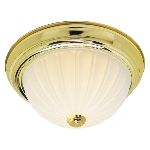 Polished Brass Flush Mount by Nuvo Lighting