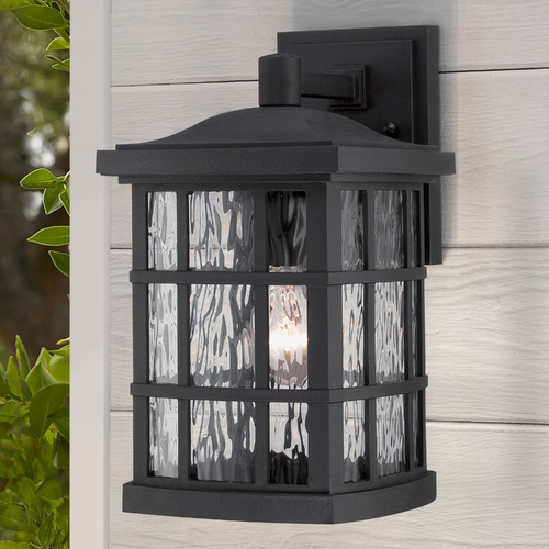 Stonington Mystic Black Outdoor Wall Light by Quoizel Lighting