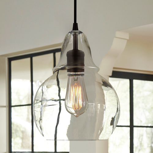 Ashlyn 8.25-Inch Bell Pendant in Burnished Bronze by Capital Lighting