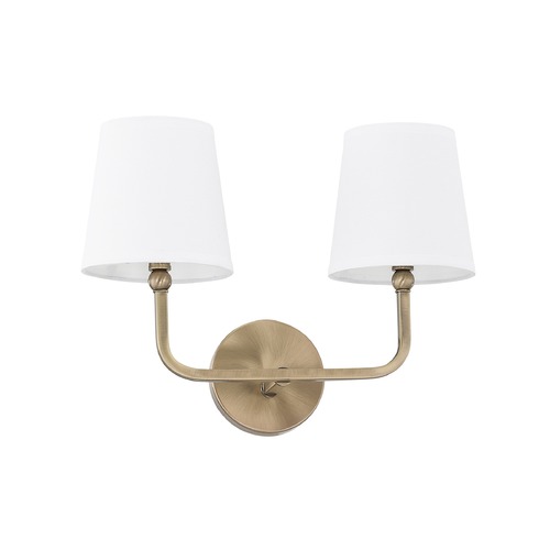 Dawson 16-Inch Vanity Light in Aged Brass by Capital Lighting
