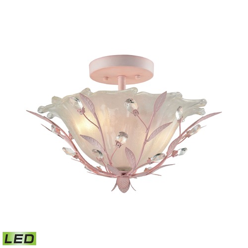 Elk Lighting Elk Lighting Circeo Light Pink LED Semi-Flushmount Light 18151/2-LED