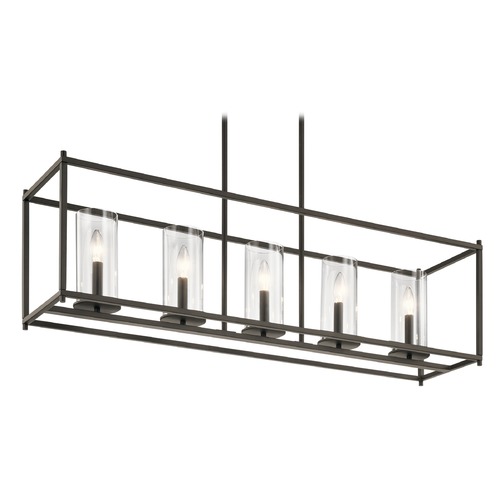 Crosby 41.25-Inch Linear Chandelier in Olde Bronze by Kichler Lighting