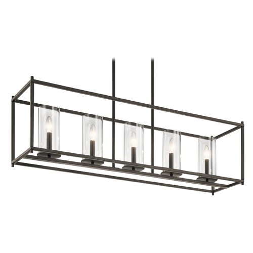 Kichler Lighting Crosby 41.25-Inch Linear Chandelier in Olde Bronze by Kichler Lighting 43995OZ