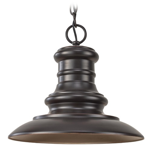 Generation Lighting Redding Station Restoration Bronze LED Outdoor Hanging Light by Generation Lighting OL8904RSZ-L1