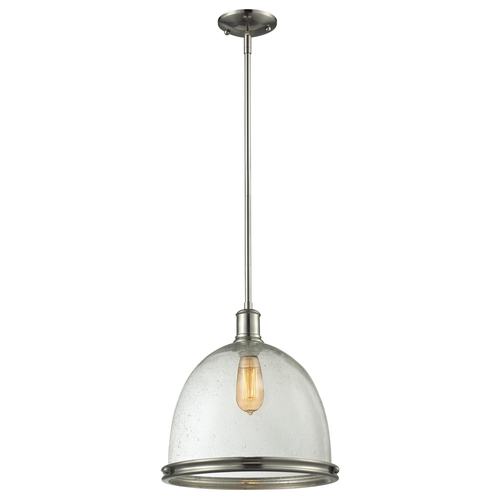 Z-Lite Mason Brushed Nickel Pendant by Z-Lite 718P13-BN