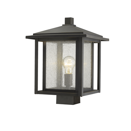Aspen Oil Rubbed Bronze Post Light by Z-Lite