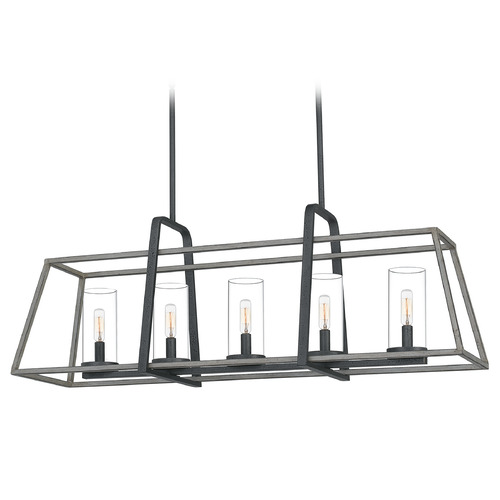Quoizel Lighting Lincoln 40-Inch Linear Light in Distressed Iron by Quoizel Lighting QF5277DO