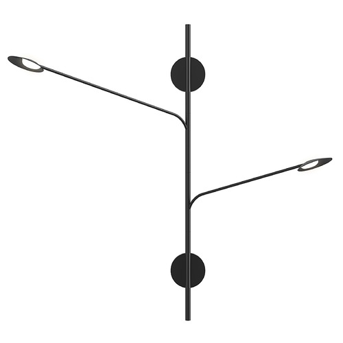 Rotaire 37-Inch Organic LED Wall Sconce in Black by Kuzco Lighting