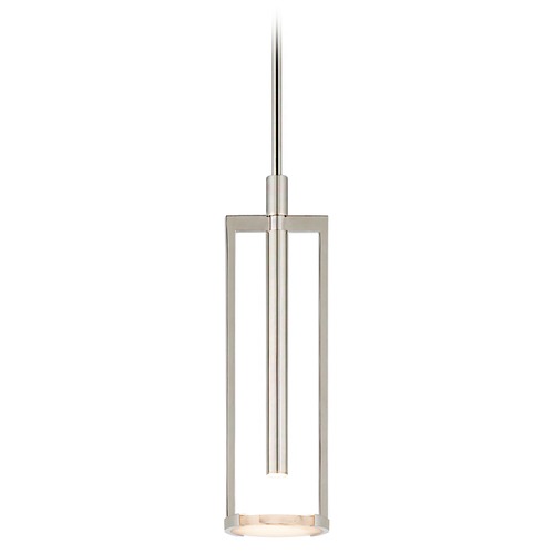 Kelly Wearstler Melange Disc Pendant in Nickel by Visual Comfort Signature
