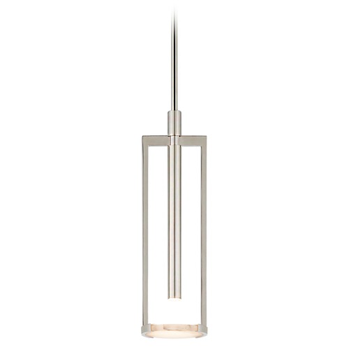 Visual Comfort Signature Collection Kelly Wearstler Melange Disc Pendant in Nickel by Visual Comfort Signature KW5610PNALB