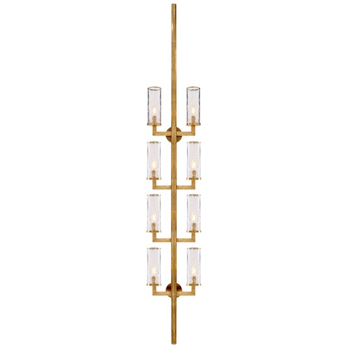 Visual Comfort Signature Collection Kelly Wearstler Liaison Statement Sconce in Brass by Visual Comfort Signature KW2204ABCRG