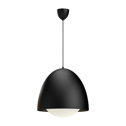 Alora Lighting Kenji Matte Black Pendant Light with Bowl / Dome Shade