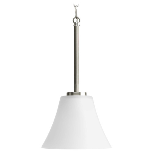 Progress Lighting Bravo 1-Light Brushed Nickel Mini Pendant