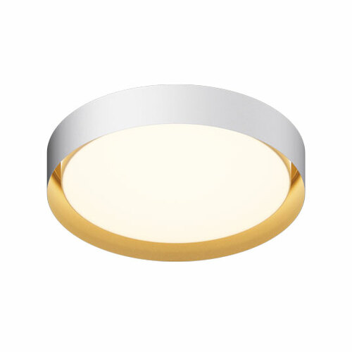 Echo 24-Inch 5CCT LED Flush Mount in White & Gold by ET2 Lighting