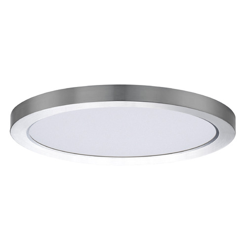 Maxim Lighting Maxim Lighting Chip Satin Nickel LED Flushmount Light 57596WTSN