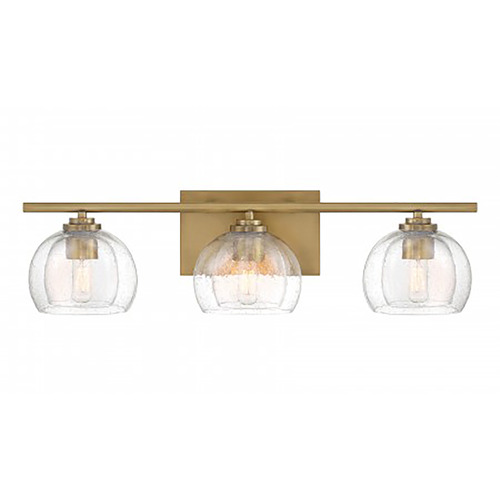 Minka Lavery Sergio Glint Legacy Brass Bathroom Light