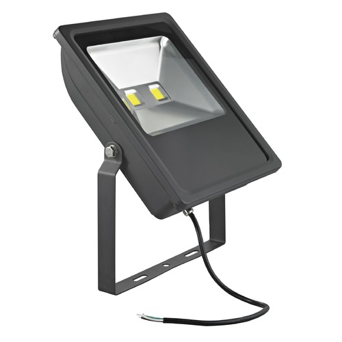 LED Flood Light Black 100-Watt 120v-277v 9580 Lumens 4000K 110 Degree Beam Spread