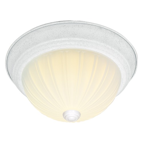 Nuvo Lighting Textured White Flushmount Light