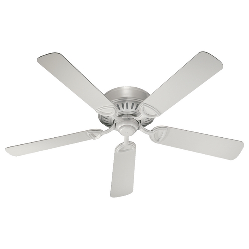 Medallion Studio White Ceiling Fan Without Light by Quorum Lighting