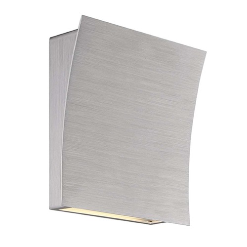 Slide 10-Inch LED Wall Sconce in Brushed Aluminum by Modern Forms