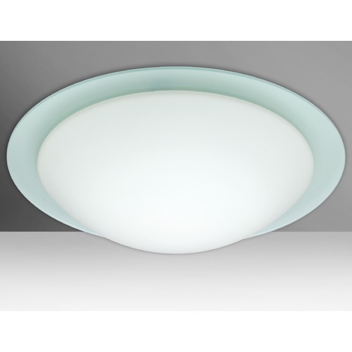 Besa Lighting Besa Lighting Ring Frosted Glass LED Flushmount Light 977025C-LED