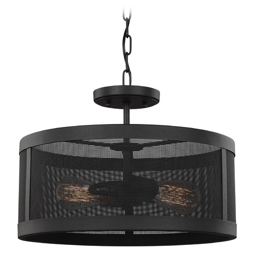 Gereon Black Pendant by Visual Comfort Studio