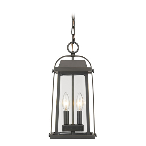 Millworks Oil Rubbed Bronze Outdoor Hanging Light by Z-Lite