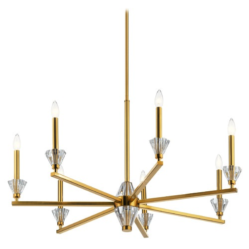 Kichler Lighting Calyssa 36.50-Inch Fox Gold Chandelier by Kichler Lighting 52002FXG