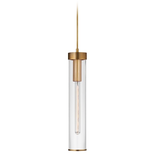 Visual Comfort Signature Collection Kelly Wearstler Liaison Pendant in Antique Brass by Visual Comfort Signature KW5118ABCG