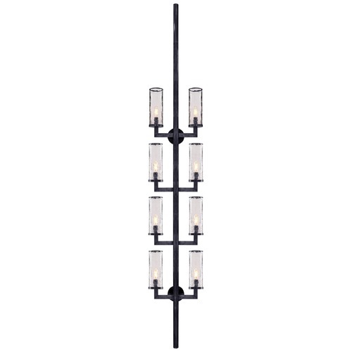 Visual Comfort Signature Collection Kelly Wearstler Liaison Statement Sconce in Bronze by Visual Comfort Signature KW2204BZCRG