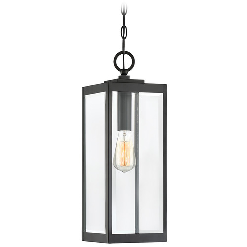 Westover Mini Pendant in Earth Black by Quoizel Lighting