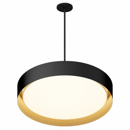 ET2 Lighting Echo 24-Inch 5CCT LED Pendant in Black & Gold by ET2 Lighting E51015-BKGLD