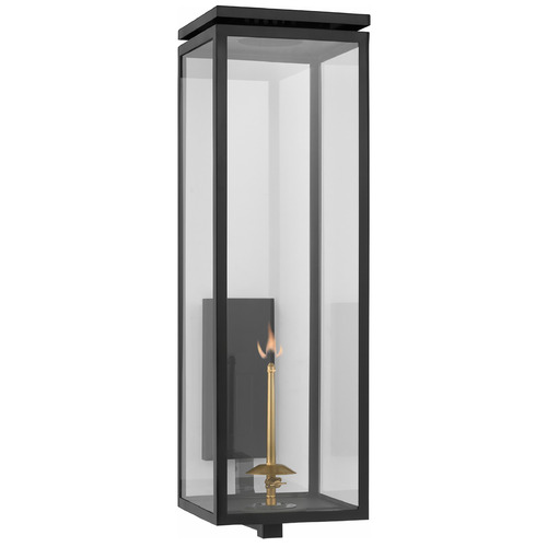 Chapman & Myers Fresno Gas Wall Lantern in Black by VC Signature