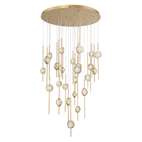 Barletta 40-Inch LED Grand Chandelier in Gold by Eurofase Lighting
