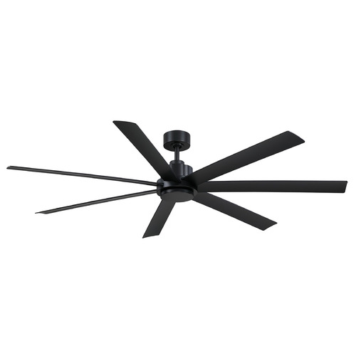 Fanimation Fans Pendry 72 Black Ceiling Fan Without Light by Fanimation Fans FPD6872BLW