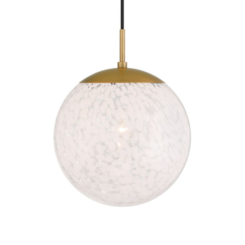 Langford Single-Light Pendant in Legacy Brass by Minka Lavery