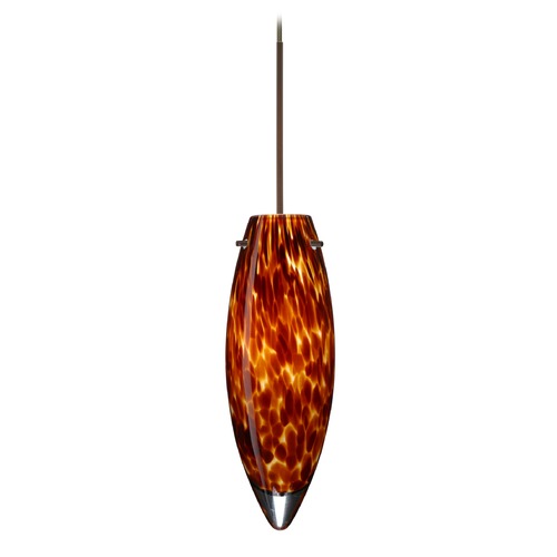 Besa Lighting Besa Lighting Juliette Bronze Mini-Pendant Light 1XT-409618-BR