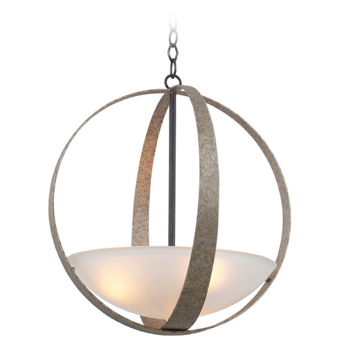 Irvine Vintage Iron Pendant by Kalco Lighting