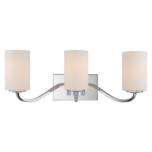 Nuvo Lighting Willow Polished Nickel Bathroom Light by Nuvo Lighting 60/5803