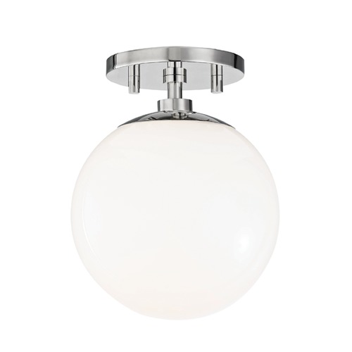 Mitzi by Hudson Valley Stella Polished Nickel Semi-Flush Mount by Mitzi by Hudson Valley H105601-PN