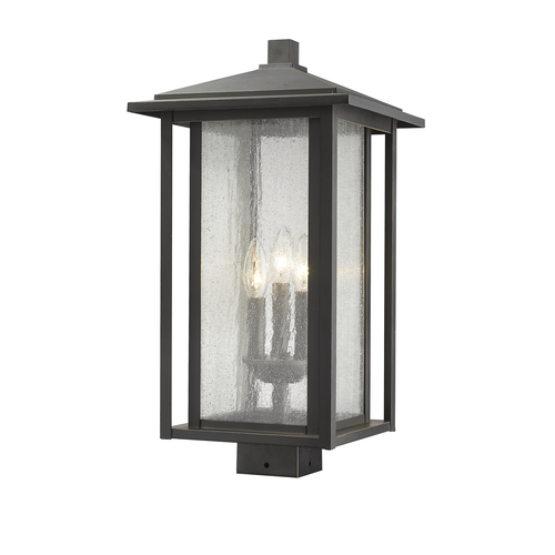 Aspen Oil Rubbed Bronze Post Light by Z-Lite