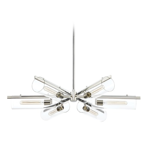 Mitzi by Hudson Valley Ariel Polished Nickel Chandelier by Mitzi by Hudson Valley H326806-PN