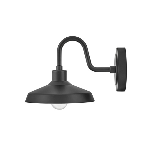 Forge Small Wall Lantern in Black by Hinkley Lighting