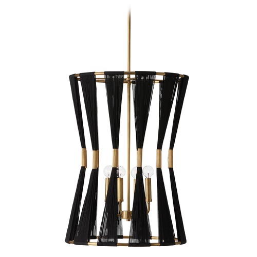 Bianca 28-Inch High Pendant in Patinaed Brass by HomePlace by Capital Lighting