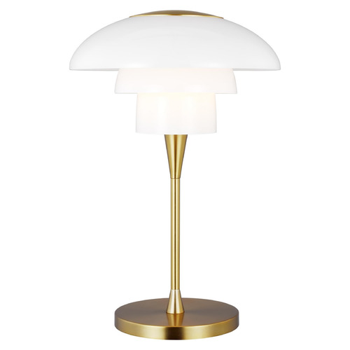 Rossie Table Lamp in Burnished Brass by Visual Comfort Studio