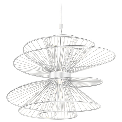 Maxim Lighting Zeta Matte White LED Pendant Light